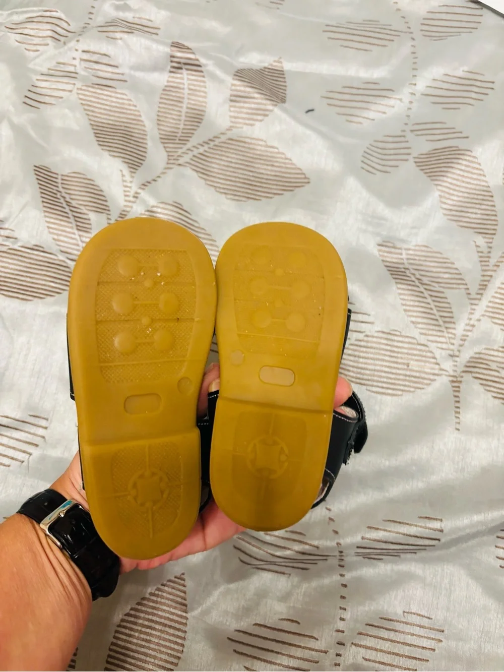 Andanines Leather Sandals | EU 23 | Navy Blue | Made in Spain | Like New